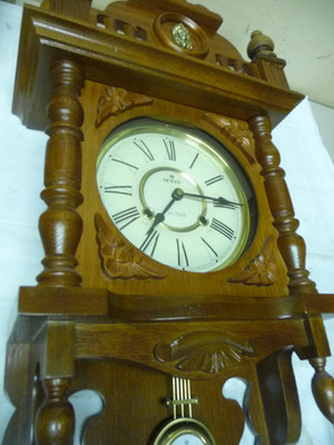 7856.       Alter Regulator Gründerzeit Regulator Uhr  Deko Wanduhr