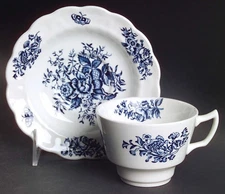 Booths Peony Blue Cup & Saucer 7267748