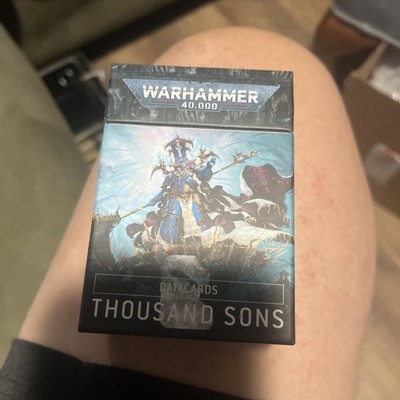 Games Workshop Warhammer 40K Thousand Sons Datacards Box