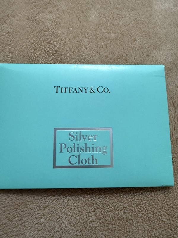 Tiffany & Co. 7" by 5” Silver Polishing Cloth Jewelry Cleaner Tarnish Remover