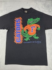 Vtg 90s Florida Gators NCAA Single Stitch T-Shirt Delta Tag XL Made In USA Rare