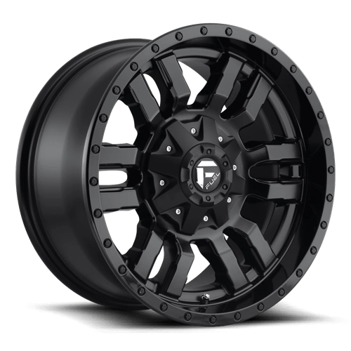 Fuel D596 Sledge 20x9 Wheel Rim 8x180 20mm 20In Matte Black Gloss Black ...