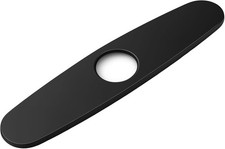 Faucet Plate Black Faucet Cover Plate Stainless Steel Faucet Hole Cover Plate