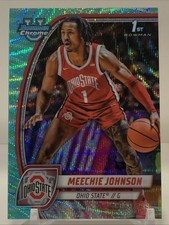 2024-25 Bowman U Chrome - AQUA WAVE Refractor #54 Meechie Johnson 1st 38/299