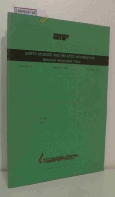 Eart Science and Related Information Vol. 19 No 12/ Dezember 1991