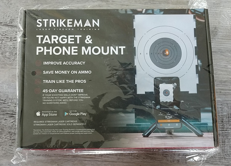 Strikeman Laser Firearm Training - Target & Phone Mount - Train Like the Pros