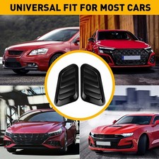 US Carbon Decorative Air Car Flow Intake Bonnet Scoop Simulation Vent Cover Hood