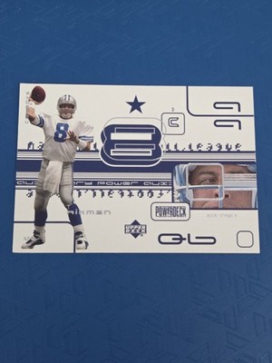 1999 UD PowerDeck Auxiliary #AUX-1 Troy Aikman Dallas Cowboys FOOTBALL Card 9E