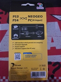 Brook PS3 PS4 to Neo Geo Super Converter Adapter for SNK NeoGeo Console & PC USB