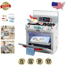 Interactive Kids Oven Toy: Role Play Kitchen, Realistic Cooking Sounds
