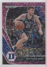 2021-22 Panini Prizm Draft Picks Pink Circles 13/20 Matt Hurt Matthew #34 0c3