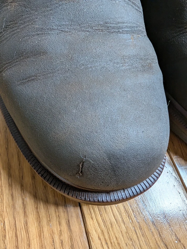 Botas Chelsea Dr. Martens 2976 para hombre 11 cuero marrón AirWair Pull On Docs Foto 3 de 4