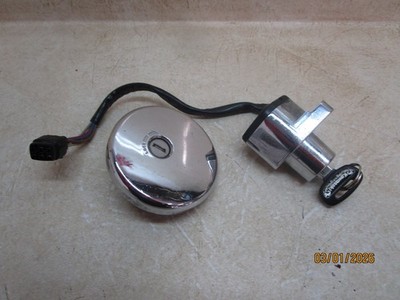 2001 01 00 99 02 03 KAWASAKI VULCAN 1500 CLASSIC LOCK KEY SWITCH TANK LID CAP