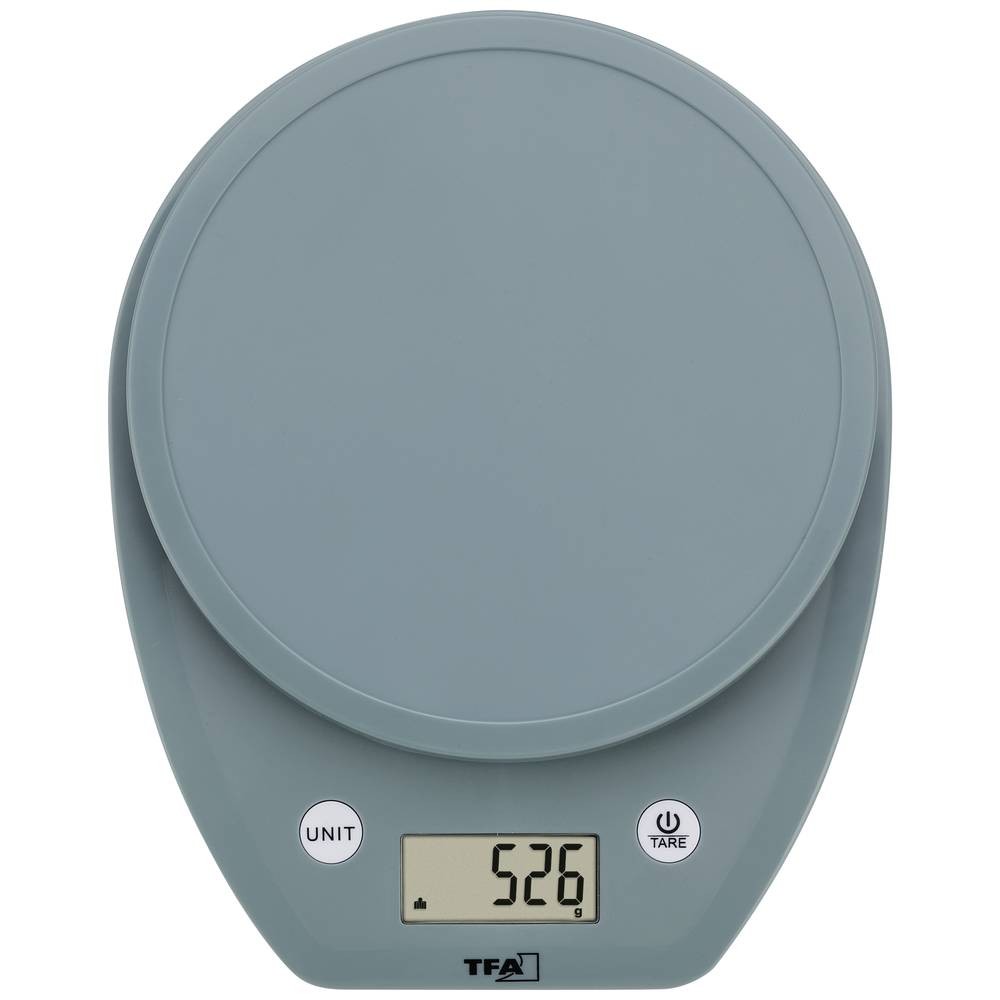 TFA Dostmann MOCHI balance de cuisine numérique compacte blanche pour pâtisserie