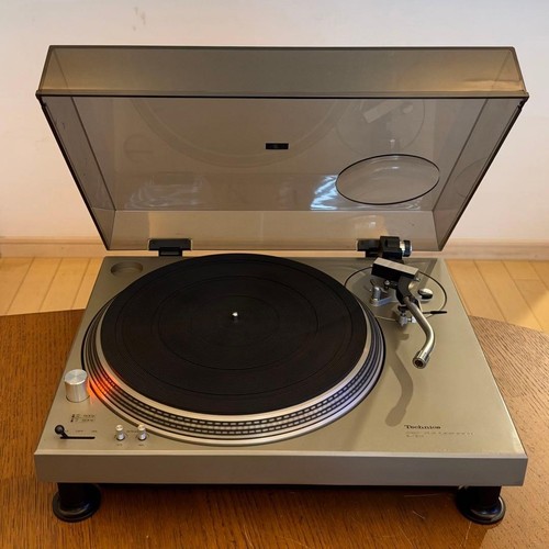 Technics SL-1200 MK1 Direct Drive Turntable Record Player Tested Works W/ Cover