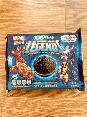 MARVEL OREO Stuf of Legends Color Changing Chocolate Cookies Special Edition!