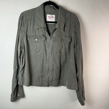 Womens Mossimo Supply Co Olive Green Cropped ...