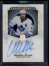 2021 UPPER DECK THE CUP WENDEL CLARK ENSHRINEMENTS AUTO 1/99