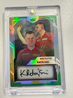 PANINI PDC DARTS WORLD CHAMPIONSHIP 2026 KRZYSTOF RATAJSKI AUTO /25 LIMITIERT