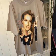 Vintage Celine Dion Let’s Talk About Love Tour Shirt Murina Size X Large