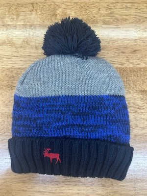 3M Thinsulate Men s Winter Hat With Pom Navy, Dark Grey And Blue