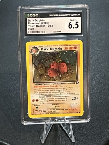 Dark Dugtrio (Unlimited) graded CGC 6.5 for sale on eBay
