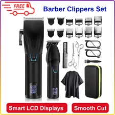 Professional Hair Clipper &Trimmer Set, Barber Clippers Set For Men Professional