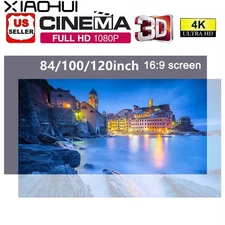 Wall-mounted simple screen Projector Screen Suitable For Home Theater 100-inch