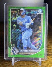 2025 Bowman Chrome - Salvador Perez, Salvador Perez #23 Green Wave Refractor /99