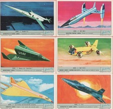 FIGURINE LIEBIG SERIE COMPLETA N°1834 AEREI ANNO 1969 SANGUINETTI