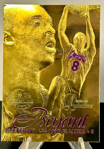 KOBE BRYANT 1996-97 NM/MT FLAIR SHOWCASE RC 23 KT GOLD LEGACY COLLECTION #1605!!