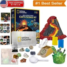 15+ Earth Science Experiments Kit for Curious Girls: Crystals & Dig Projects