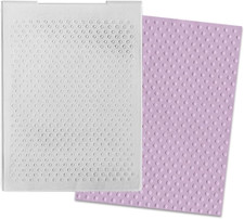Dots Plastic Embossing Folders for Card Making, Dot Background Embossing Folders