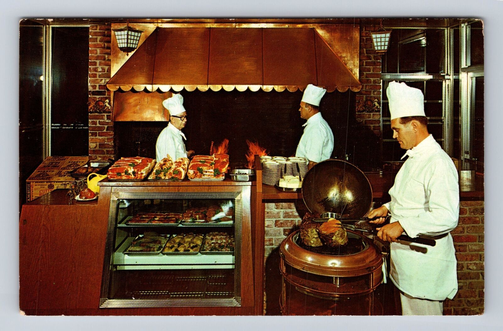 Vintage Galt Ocean Mile Hotel Fort Lauderdale Open Hearth Postcard