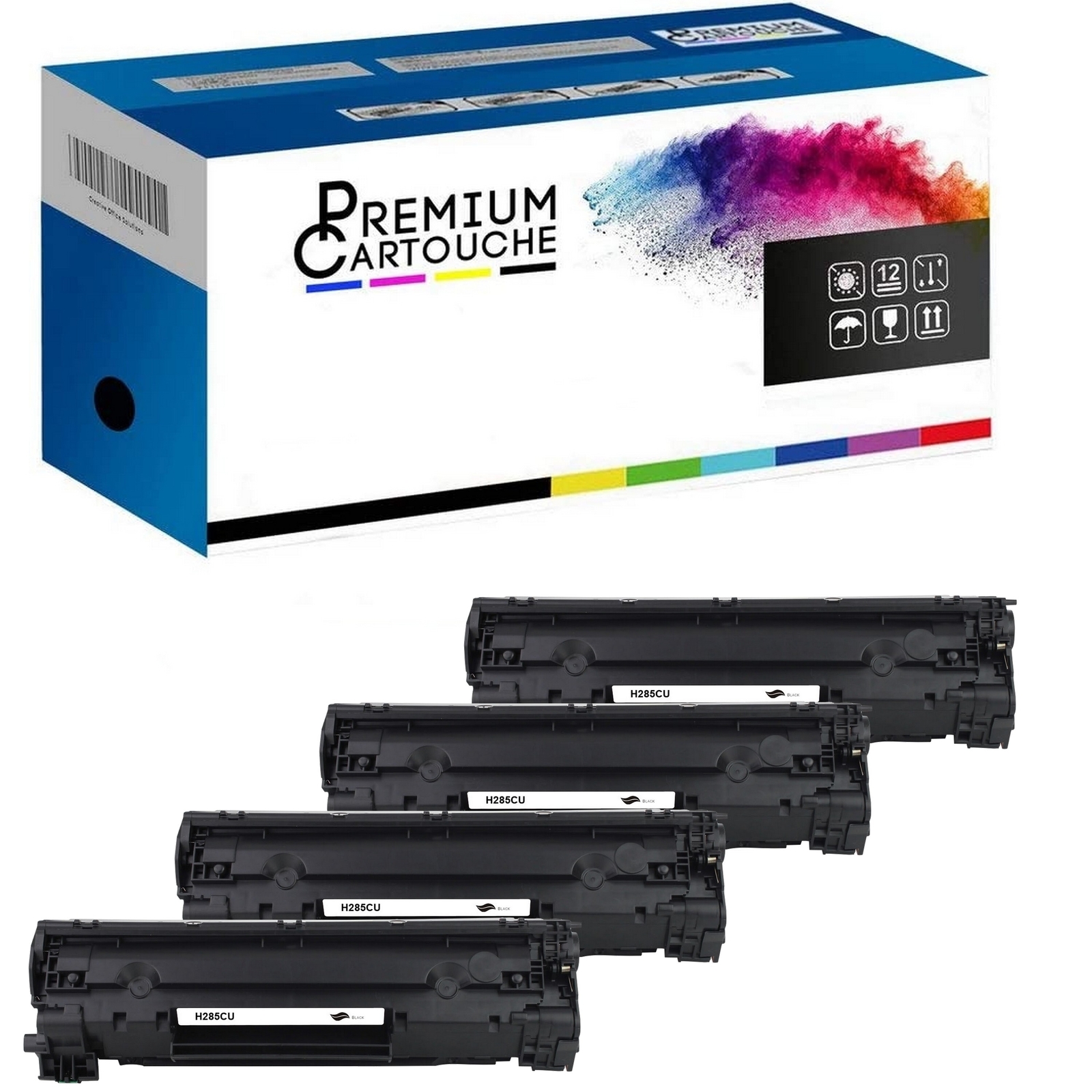 Toner CE278A fini les textes flous avec ces 4 cartouches laser noir nettes