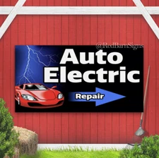 Auto Electric Repair Arrow indoor outdoor banner sign