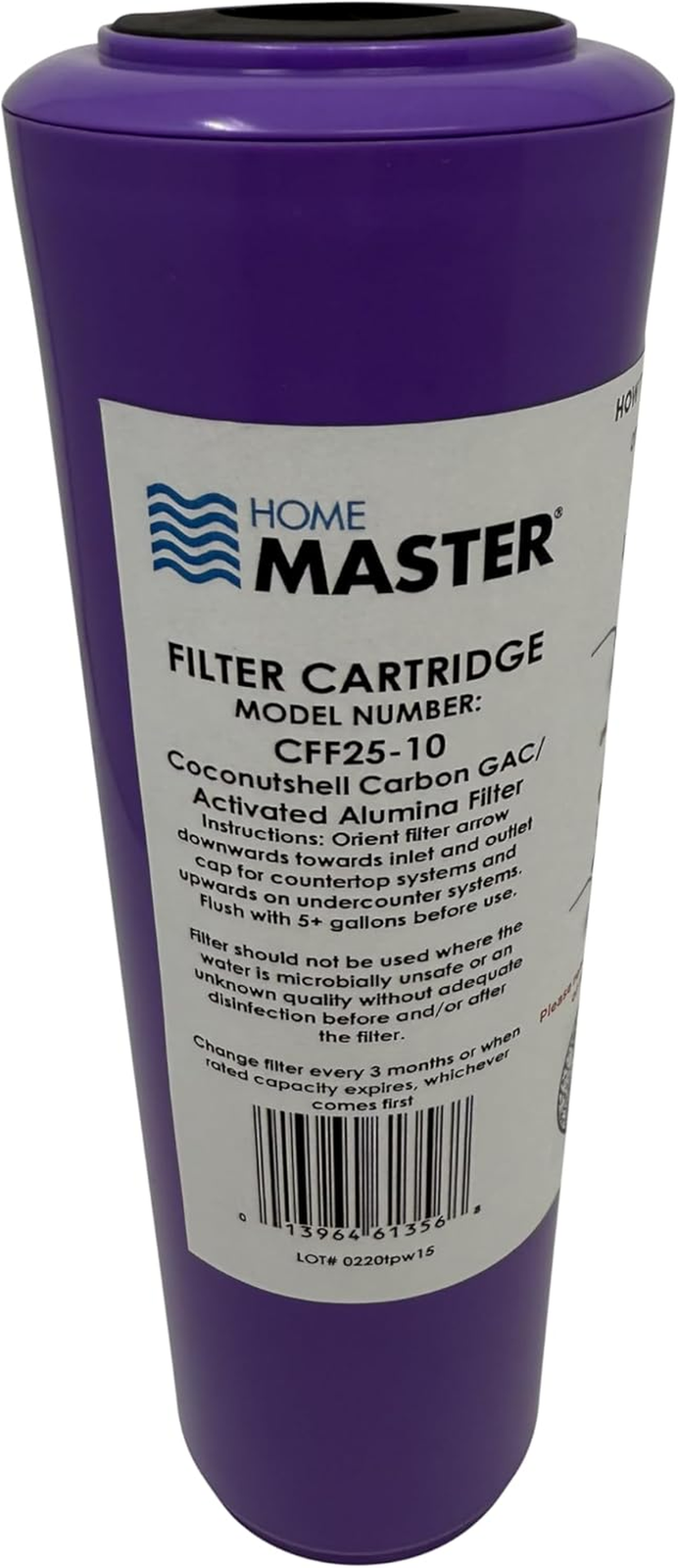 CFF25-10 Jr F2 Standard 10 Fluoride Replacement Water Filter