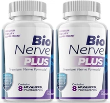 2-Bio Nerve Plus, Neuropathy Supplement Pills, Nerve Circulation and Pain Repair