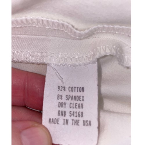 Elliott Lauren Crop Pants in White - Women's Size 12 - Made in the USA - Picture 5 of 8