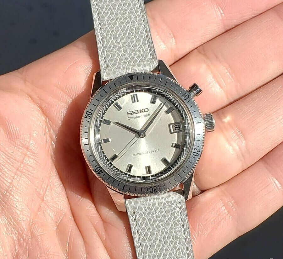 Seiko One Push Chronograph Ref.5717-8990 Cal.5717A Manual winding 