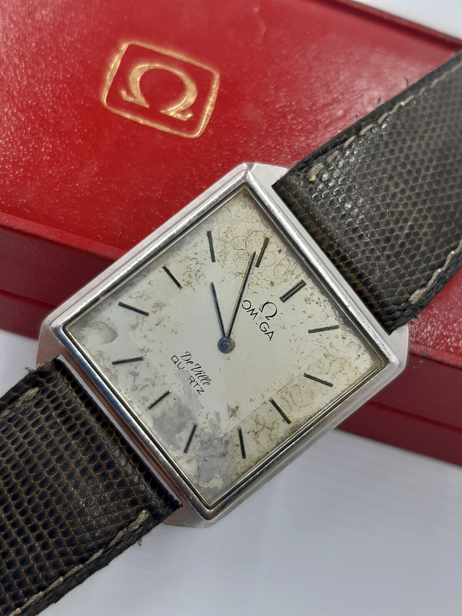 VINTAGE OMEGA DE-VILLE CAL.1365 QUARTZ SWISS MADE MEN'S WATCH