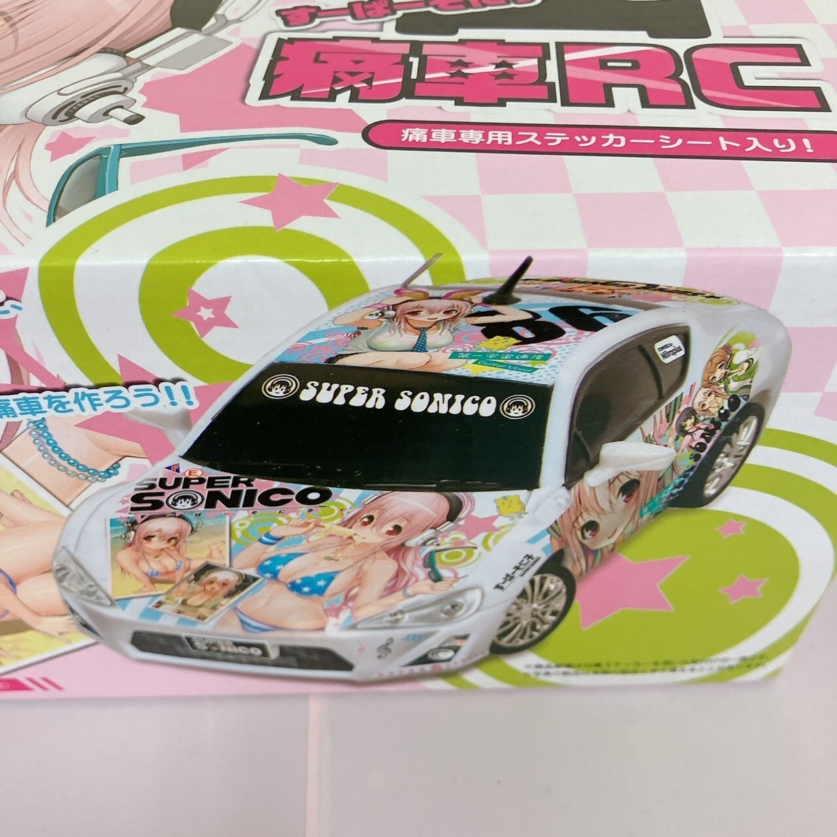 TAiTo Super Sonico Itasha RC Anime Headphone Girl Car Sticker