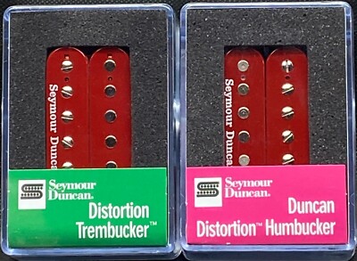 Seymour Duncan Distortion TB-6 Mayhem Red Trembucker Pickup Set TB