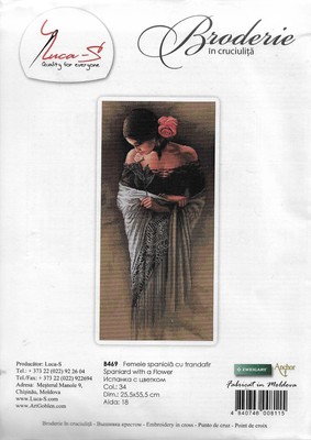 Spaniard With A Flower by Luca-S cross stitch kit