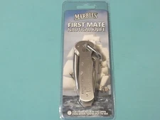 Marbles MR405 FIRST MATE NAUTICAL KNIFE Stainless Marlin Spike 3 3/4" closed NEW