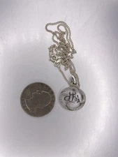 MEN WOMEN 925 STERLING SILVER ICY BLING CZ MUSLIM ALLAH CHARM PENDANT NECKLACE