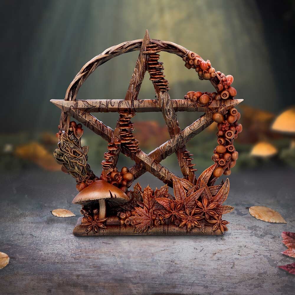 Season of the Pentagram Mabon (Autumn) Nemesis Now Pagan New & Boxed 16.5cm