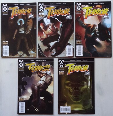 Terror Inc. - Limited Series 1, 2, 3, 4, 5 of 5 (komplett) Marvel Comics (2007)