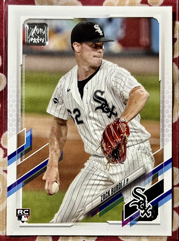 2021 Topps Rookie White Sox Baseball Card #483 Zack Burdi RC ⚾️