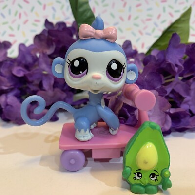 Authentic Littlest Pet Shop Lps #2606 Variant Set Lot VHTF Blue
